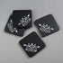 Natural Stone Coasters with Abalone Shell Inlay (Set of 4)